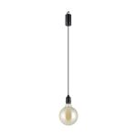 Eglo Pendel Lampe Vignanello Sort 827 Ekstra Varm Hvid | IP44 - Batteridrevet