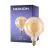 Noxion Lucent LED E27 Globe filament Rav 125mm 7.2W 630lm - 822 ekstra varm hvid | erstatter 60W