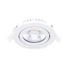 Noxion LED Vipbar Slim Spot Hvid 6W 550lm - 930 varm hvid | Udsnit 75mm - IP54 - bedste farvegengivelse 