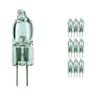 Fordelspakke 10x Philips Microprojection Halogen G4 Pære Focusline 30 W 